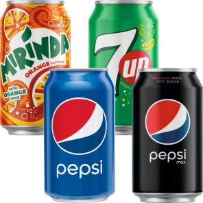 Pepsi cola, Mirinda, 7UP 0,33l Plech