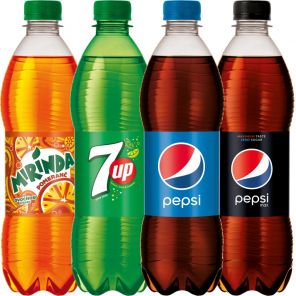 Pepsi cola, Mirinda, 7UP 0,5l Pet