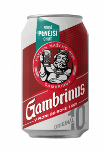 Gambrinus 10° 0,33l Plech