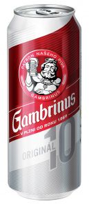 Gambrinus 10° 0,5l Plech